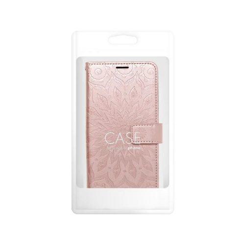 Samsung Galaxy A23 5G Forcell MEZZO mandala mintás fliptok rose gold-5903396171420 2 kép