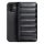 iPhone 12/12 Pro Puffer fliptok fekete-5903396182839 2 kép