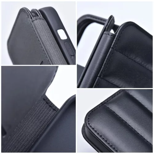 iPhone 12/12 Pro Puffer fliptok fekete-5903396182839 7 kép