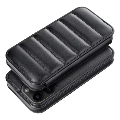 iPhone 14 Pro Max Puffer fliptok fekete-5903396182907 3 kép
