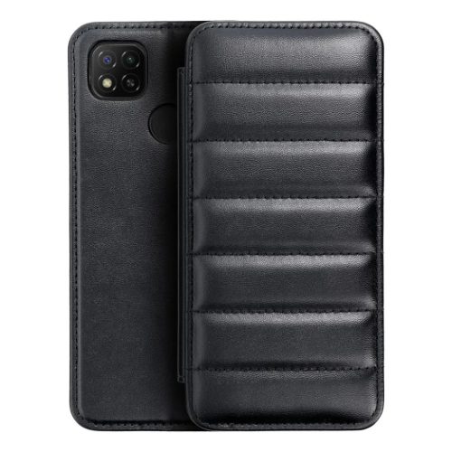 Xiaomi Redmi 9C/9C NFC Puffer fliptok fekete-5903396184840 7 kép