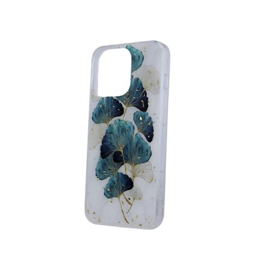 iPhone 14 Pro Gold Glam tok Leaves-5900495044716 6 kép