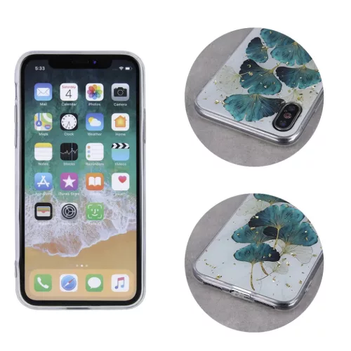 Realme C11 2021/C20 Gold Glam tok Leaves-5900495030368 2 kép