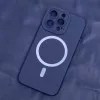 iPhone 14 Plus Szilikon MagSafe kompatibilis tok sötétkék-5900495045942 3 kép