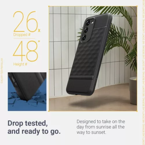 Samsung Galaxy S23 Caseology Parallax tok matt fekete-810083832685 7 kép