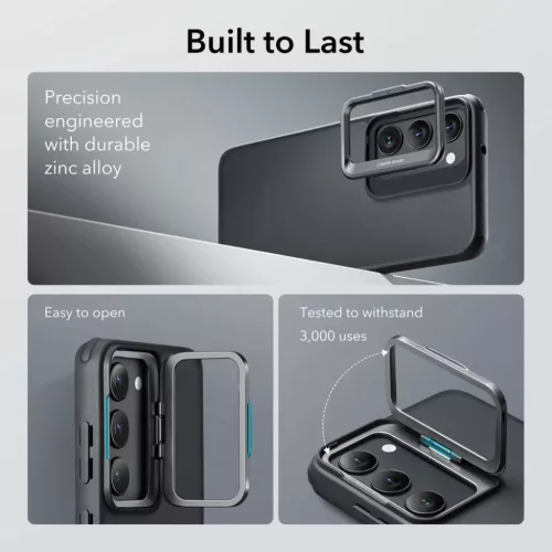 Samsung Galaxy S23 Plus ESR Classic Kickstand tok frosted balck-4894240175675 1 kép