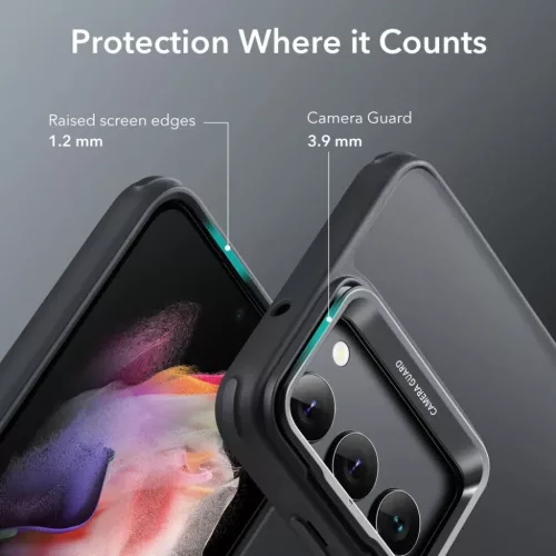Samsung Galaxy S23 Plus ESR Classic Kickstand tok frosted balck-4894240175675 3 kép