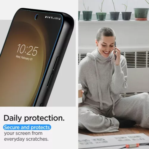 Samsung Galaxy S23 Spigen Neo Flex kijelzővédő hydrogel fólia 2 db-8809896743136 3 kép