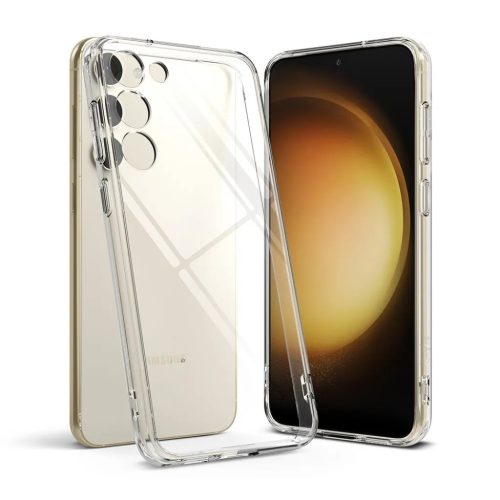 Samsung Galaxy S23 Plus Ringke Fusion PC tok TPU kerettel átlátszó-8809919300247 6 kép