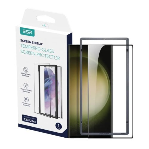 Samsung Galaxy S23 Ultra ESR Screen Shield 9H kijelzővédő üvegfól-4894240175828 3 kép