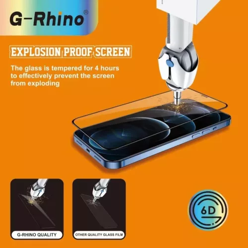 Samsung Galaxy A32 4G/A22 4G/M22 4G G-Rhino 6D kijelzővédő üvegfó-5900217928775 4 kép