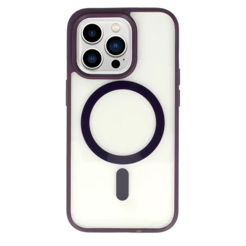 iPhone 14 Plus Idear W18 MagSafe kompatibilis tok lila-5900217971665 2 kép
