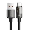 Mcdodo CA-3151 USB-A - USB-C kábel 6A 100W 1.8m (fekete)-6921002631518 1 kép