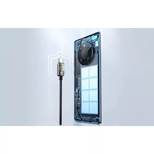 Mcdodo CA-3150 USB-A - USB-C kábel 6A 100W 1.2m (fekete)-6921002631501 5 kép