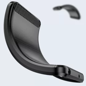 Realme GT Neo 3 Carbon szénszál mintájú TPU tok fekete-9145576267646 1 kép