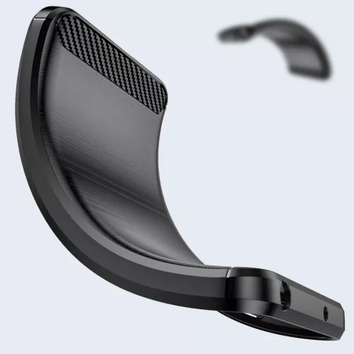 Realme GT Neo 3 Carbon szénszál mintájú TPU tok fekete-9145576267646 1 kép