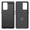 Realme GT Neo 3 Carbon szénszál mintájú TPU tok fekete-9145576267646 3 kép