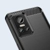 Realme GT Neo 3 Carbon szénszál mintájú TPU tok fekete-9145576267646 5 kép