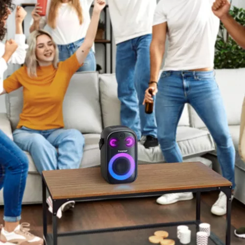 Tronsmart Halo 100 vezeték nélküli Bluetooth hangszóró 60W fekete-6970232014998 6 kép