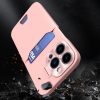 iPhone 14 Pro Leather Stand tok kártyatartóval rózsaszín-9145576269701 2 kép