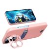 iPhone 14 Pro Leather Stand tok kártyatartóval rózsaszín-9145576269701 4 kép