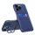 iPhone 14 Pro Max Leather Stand tok kártyatartóval kék-9145576269749 4 kép