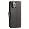 Realme 10 Pro Elegant mágneses bőr fliptok fekete-9145576270349 5 kép