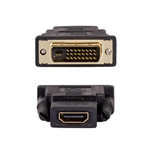 Akyga adapter AK-AD-41 DVI-M 24+1 / HDMI-F-5901720133410 2 kép