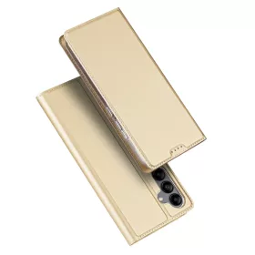 Samsung Galaxy A34 5G Dux Ducis Skin Pro Öko Bőr fliptok arany-6934913030202 4 kép