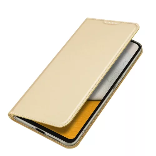 Samsung Galaxy A34 5G Dux Ducis Skin Pro Öko Bőr fliptok arany-6934913030202 3 kép