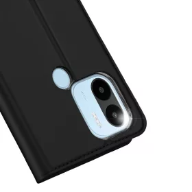 Xiaomi Redmi A1 Plus Dux Ducis Skin Pro Öko Bőr fliptok fekete-6934913031353 2 kép