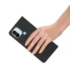 Xiaomi Redmi A1 Plus Dux Ducis Skin Pro Öko Bőr fliptok fekete-6934913031353 3 kép