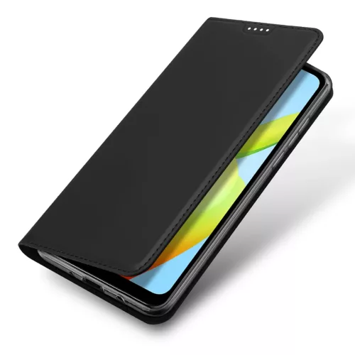 Xiaomi Redmi A1 Plus Dux Ducis Skin Pro Öko Bőr fliptok fekete-6934913031353 5 kép