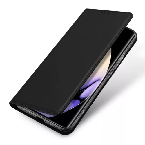 Realme 10 Pro Dux Ducis Skin Pro Öko Bőr fliptok fekete-6934913030042 2 kép