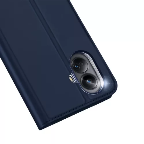 Realme 10 Pro Dux Ducis Skin Pro Öko Bőr fliptok kék-6934913030059 2 kép