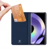 Realme 10 Pro Dux Ducis Skin Pro Öko Bőr fliptok kék-6934913030059 9 kép