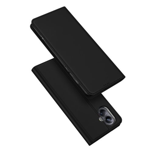 Realme 10 Pro Plus Dux Ducis Skin Pro Öko Bőr fliptok fekete-6934913030066 12 kép