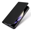 Realme 10 Pro Plus Dux Ducis Skin Pro Öko Bőr fliptok fekete-6934913030066 2 kép