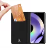Realme 10 Pro Plus Dux Ducis Skin Pro Öko Bőr fliptok fekete-6934913030066 9 kép