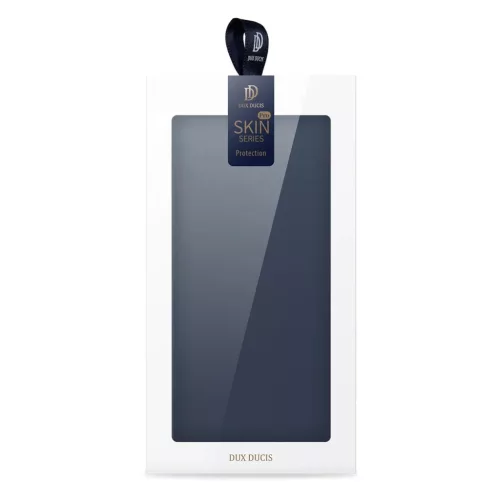 Realme 10 Pro Plus Dux Ducis Skin Pro Öko Bőr fliptok kék-6934913030073 4 kép