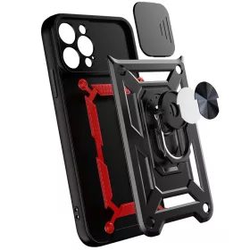 Vivo X80 Lite / V25 Hybrid Armor Camshield tok fekete-9145576273029 1 kép