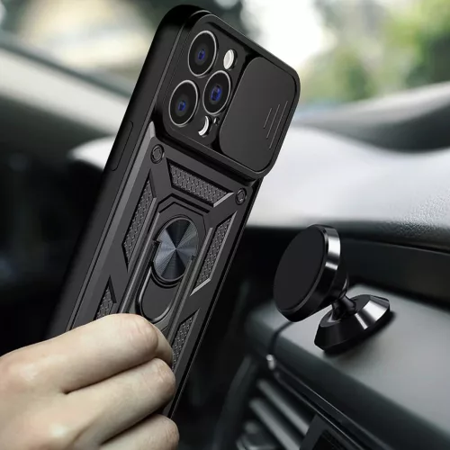 Vivo X80 Lite / V25 Hybrid Armor Camshield tok fekete-9145576273029 3 kép