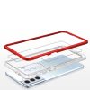 Samsung Galaxy S23 Plus Clear 3 az 1-ben szilikon tok kerettel piros-9145576272688 2 kép