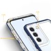 Samsung Galaxy S23 Plus Clear 3 az 1-ben szilikon tok kerettel kék-9145576272695 4 kép