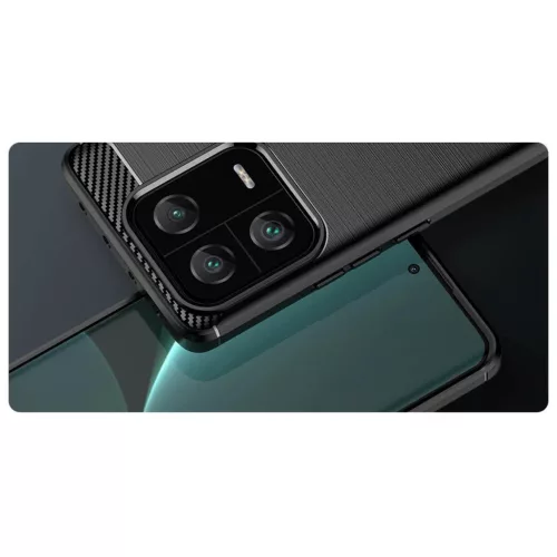 Xiaomi 13 Pro Carbon szénszál mintájú TPU tok fekete-9145576271797 1 kép