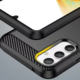 Realme 10 Pro Carbon szénszál mintájú TPU tok fekete-9145576271865 1 kép