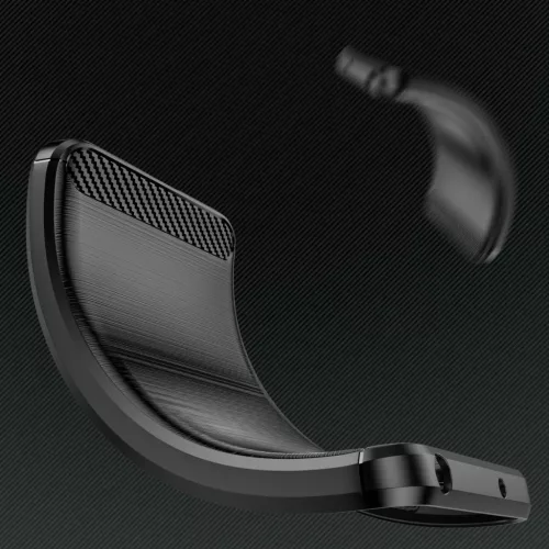Realme 10 Pro Carbon szénszál mintájú TPU tok fekete-9145576271865 3 kép