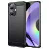 Realme 10 Pro Plus Carbon szénszál mintájú TPU tok fekete-9145576271858 7 kép