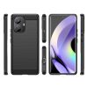 Realme 10 Pro Plus Carbon szénszál mintájú TPU tok fekete-9145576271858 6 kép