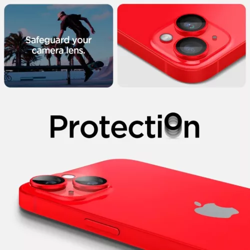 iPhone 14/14 Plus/15/15 Plus Spigen Optik.TR 2x kameralencsevédő 9H -8809896740128 2 kép